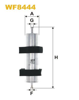 WIX FILTERS Топливный фильтр WF8444